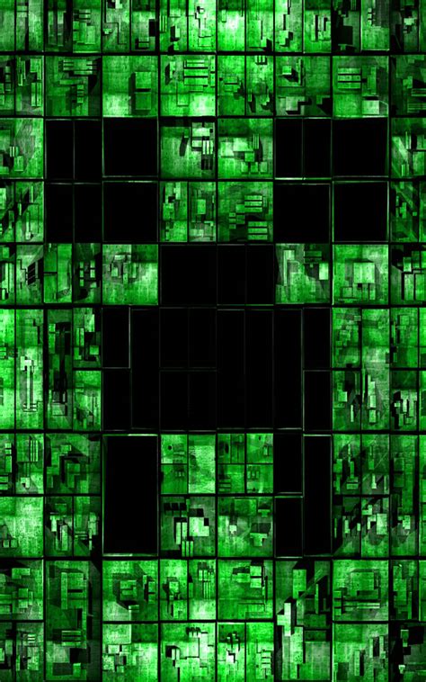 Minecraft Green 4K Ultra HD Mobile Wallpaper