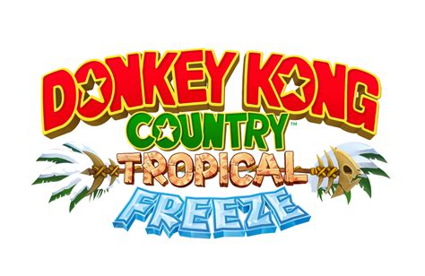 Donkey Kong Country Tropical Freeze Logo Vector By Phinbella654 On