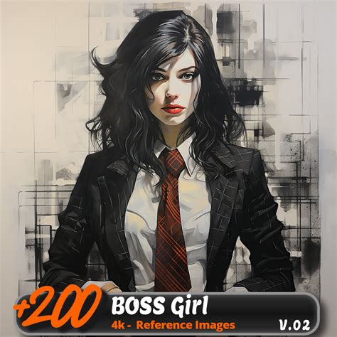 artstation boss girl vol o2 4k reference image