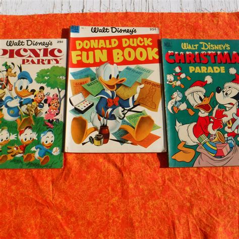 Donald Duck Fun Book 1 1953 And Other Walt Disney