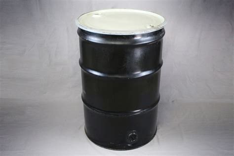 55 Gallon Open Top Steel Drum Side Bottom Bung Reconditioned B