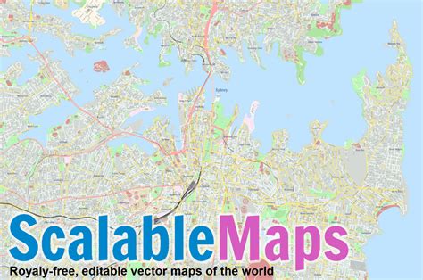 Scalablemaps Vector Maps Of Sydney