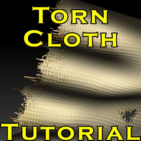 Torn Cloth Tutorial - ZBrushCentral | Zbrush, Tutoriais