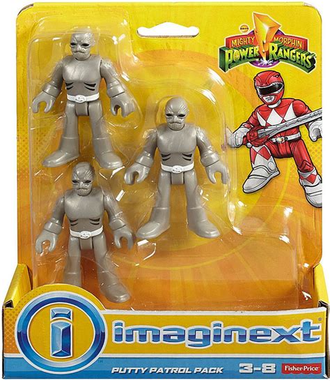 Power Rangers Mighty Morphin Imaginext Putty Patrol Mini Figure 3 Pack