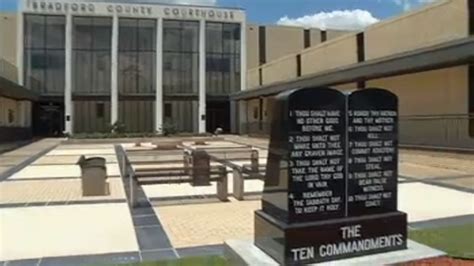 Bradford Co Served Lawsuit Over Ten Commandments Monument