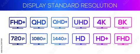 Display Standard Resolution Smart Tv Resolution Icon Logo Hd Hd