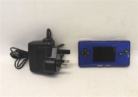 Nintendo Game Boy Micro Mef10262399 Blue Handheld Console Bundle