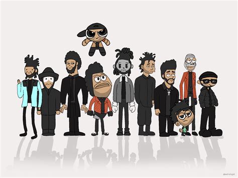 Cartoons Of The Weeknd Rtheweeknd