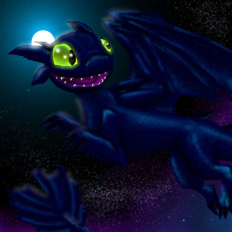 Toothless The Night Fury By Urnam Bot On Deviantart