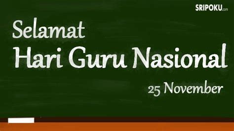 Kumpulan Pantun Hari Guru Nasional Diperingati Tiap November