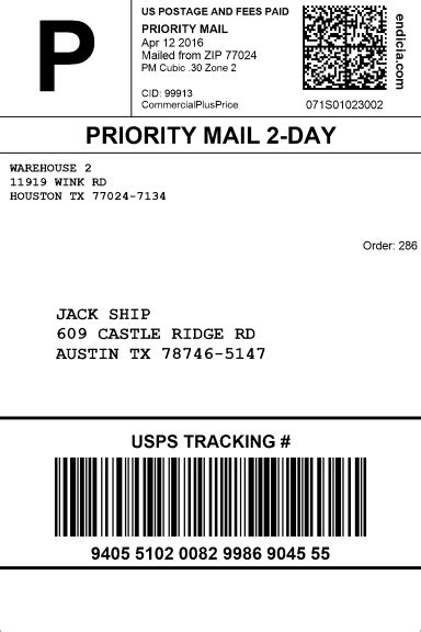 Usps Express Mail Labels Online Uspser