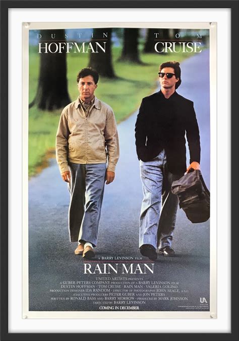 Rain Man 1988 Original Movie Poster Art Of The Movies