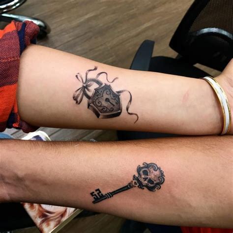 Hot couples tattoo designsl heart, lock and key tattoos. 85+ Best Lock and Key Tattoos - Designs & Meanings 2019