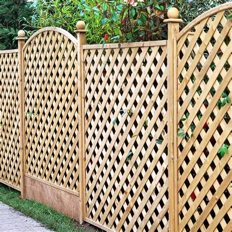 Rectangular Lattice Fence Panel 1830×910mm 6×3ft Millstone Garden
