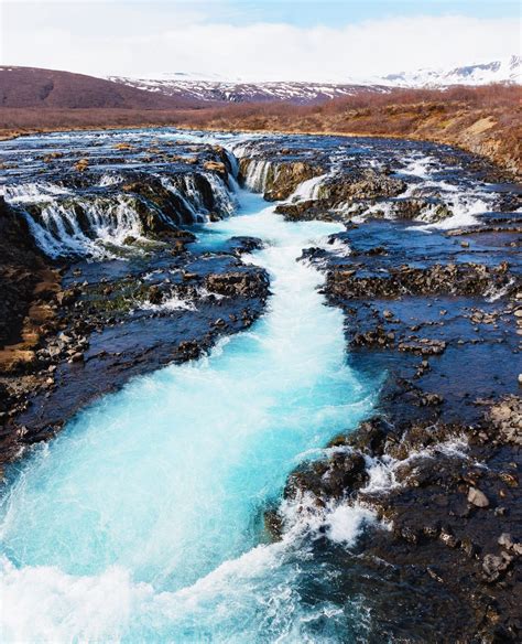 How To Drive To Bruarfoss Waterfall Lagoon Car Rental In Iceland