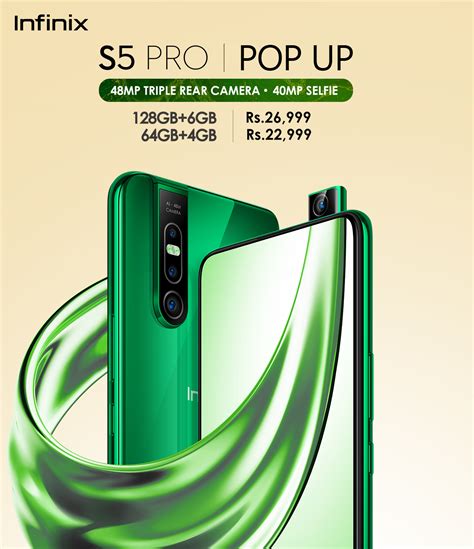 Infinix Officially Announced S5 Pro 40mp Pop Up Selfie Camera