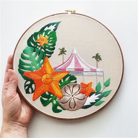 Recently Completed Custom Hoop Art Embroidery
