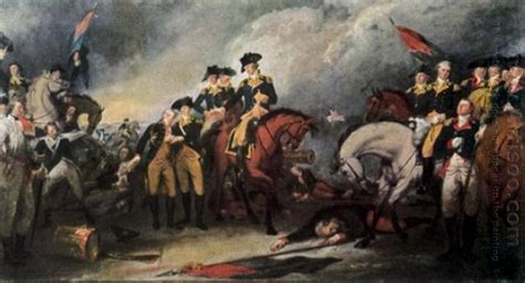La Rendición De Las Tropas De Hesse En La Batalla De Trenton Pintura