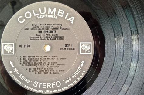 The Graduate Original Sound Track Recording Lp Vinyl Record Etsy