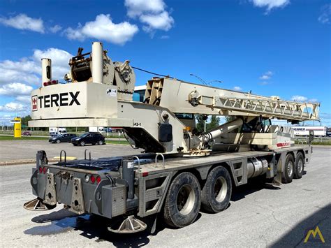 Terex T 560 60 Ton Telescopic Boom Truck Crane For Sale Hoists