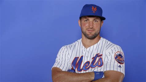 New York Mets Video Tim Tebow Goes Deep In Spring Training Game