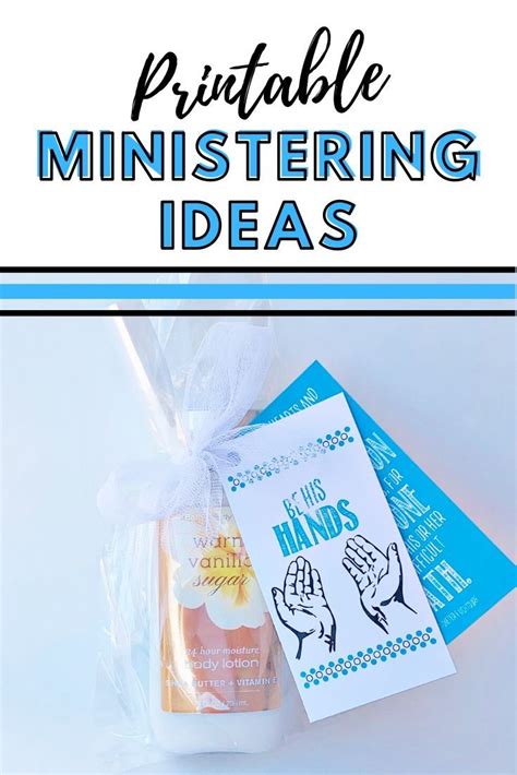 Ministering Ideas Service Tags Latter Day Saint Printable Tags