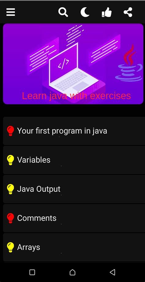 Learn Java With Exercises Apk For Android Download