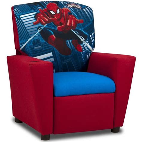 Whether you're watching the big game or hanging out with the family, there's nothing quite like kicking your feet back in a comfy recliner. Spiderman "Ultimate" Kid's Recliner | Kids Cool Toys ...