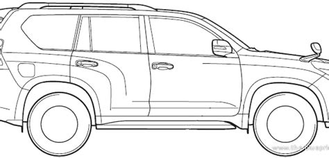 Toyota Land Cruiser Prado 2012 Toyota Drawings Dimensions