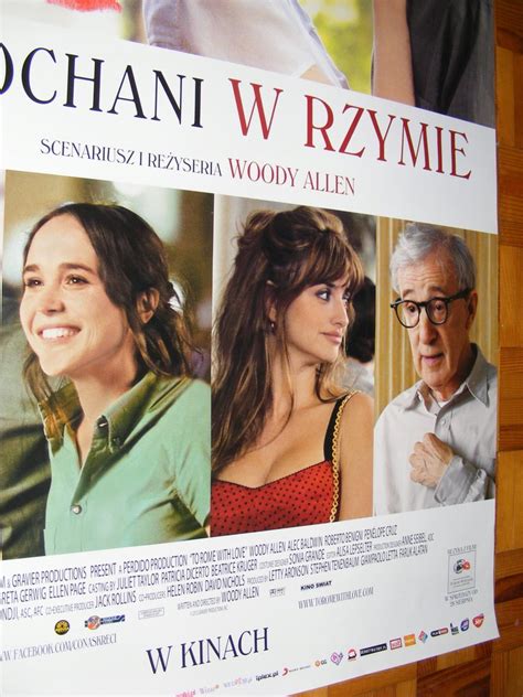 Zakochani W Rzymie Re Woody Allen Plakat Film