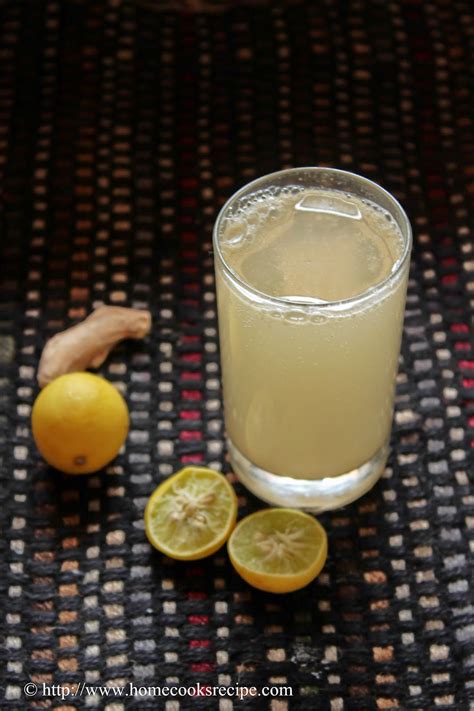 Ginger Lemon Soda Home Cooks Recipe