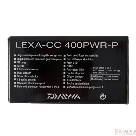 Buy Daiwa Lexa 400CC PWR P Baitcaster Reel Online At Marine Deals Co Nz