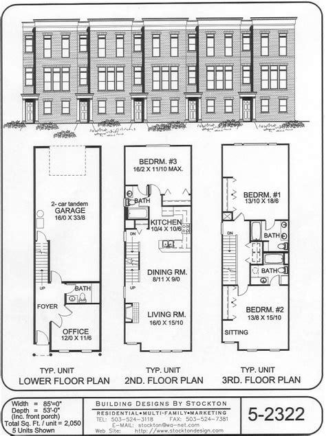 At houseplans.pro your plans come straight from the designers who created them giving us the ability to quickly customize an. row houses -converting to a 1-car garage/carport would give room for an extra bedroom/office/etc ...