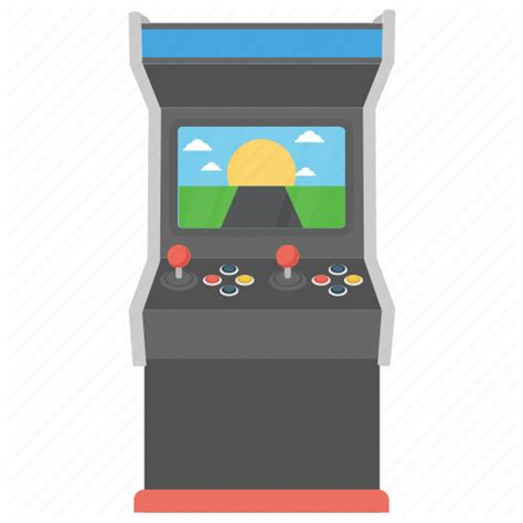 Arcade Machine Game Icon Vector Png Png Play