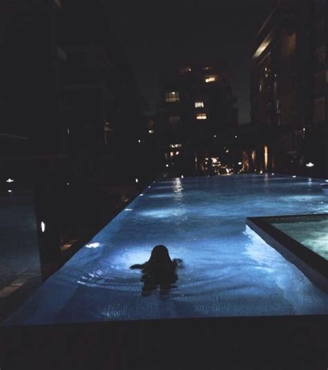 swimming at night tumblr