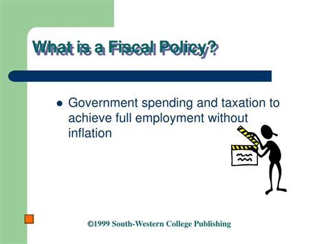 Fiscal policy can be defined as government�s actions to influence an economy through the use of taxation and spending. PPT - What is a Fiscal Policy? PowerPoint Presentation ...
