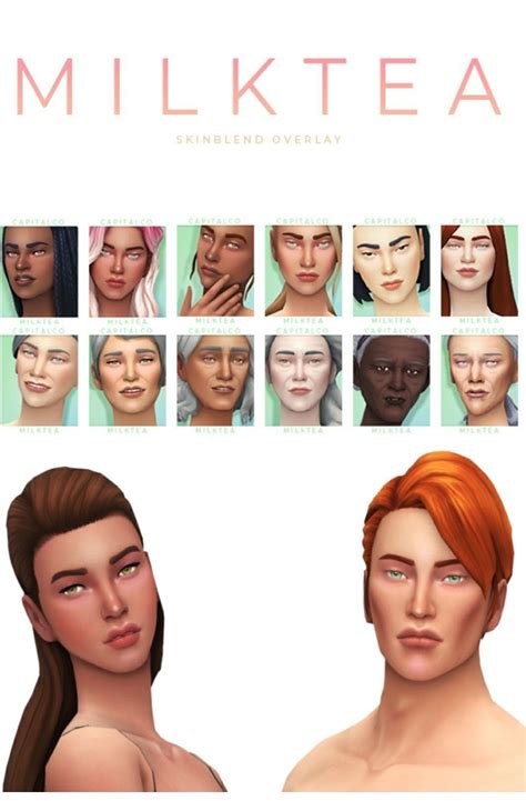 Milktea Skinblend The Sims 4 Skin Sims 4 Collections Sims 4 Toddler