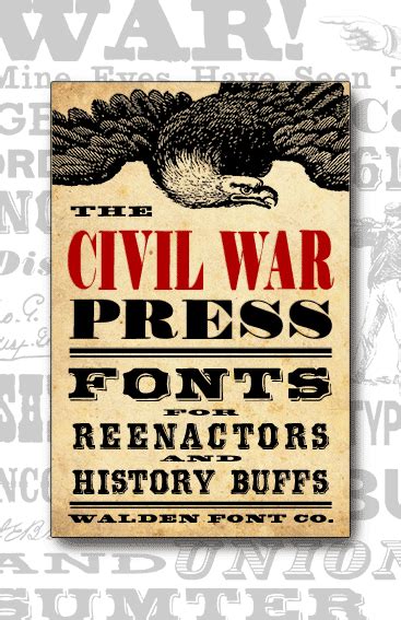 American Civil War Fonts And Clip Art At The Walden Font Co