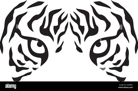 Tiger Eyes Icon Vector Illustration Stock Vector Image And Art Alamy