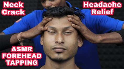 Asmr Indian Barber Head Massage Forehead Massage Neck Massage With Neck Crack Forehead
