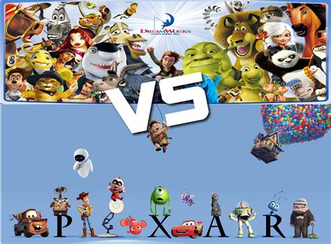 Dreamworks Vs Pixar By Pechas On Deviantart Dreamwork