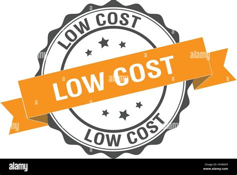 Low Cost Stamp Illustration Stock Vector Image And Art Alamy