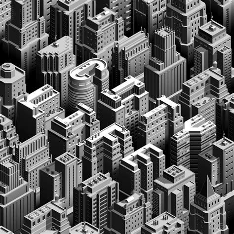 City Life - Isometric Cityscape on Behance