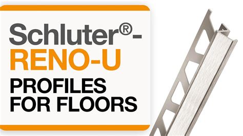 4 tile to carpet transition options for a stunning floor. How to install a tile transition on floors: Schluter®-RENO ...