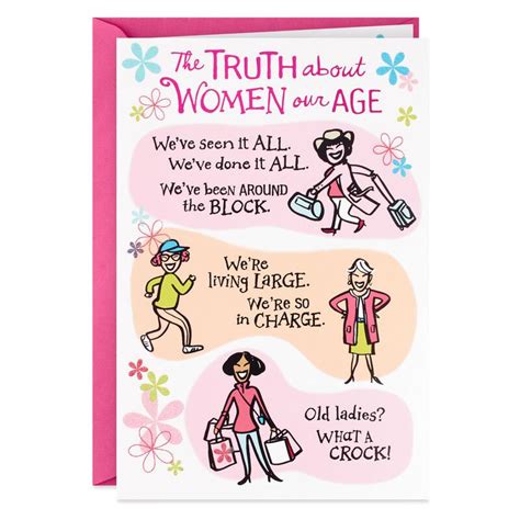 Women Our Age Funny Birthday Card For Friend Birthday Card For Friend
