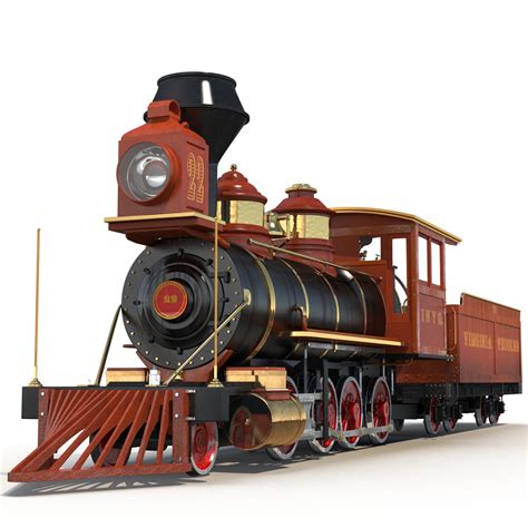 3d Model Steam Train Caboose
