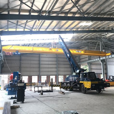 Tavol 5 Ton European Single Beam Overhead Crane With Wire Rope Hoist