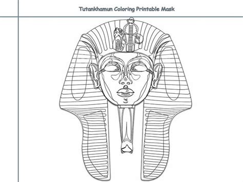 Tutankhamun Mask Drawing At Explore Collection Of