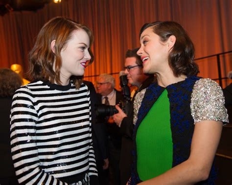 Emma Stone And Marion Cotillard 2015 Oscars The Nominees Luncheon Oscars 2020 Photos 92nd