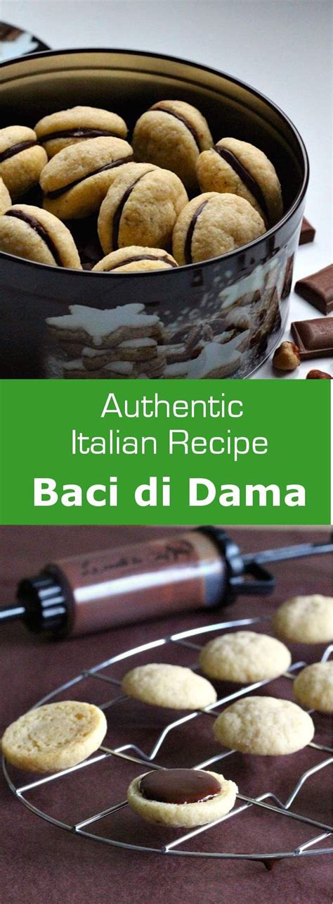 Baci Di Dama Or Lady Kisses Are Authentic Italian Treats With Almonds